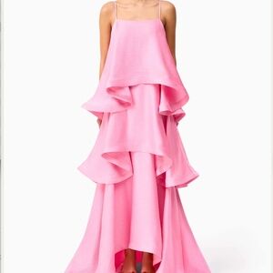 ELLIATT Tilly Tiered Maxi Dress in Pink